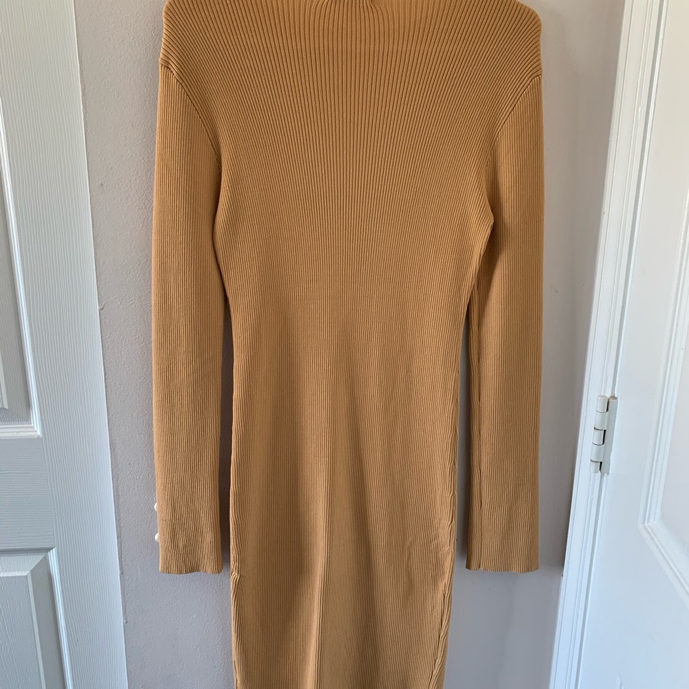 Midi Dress with Pearl Details - Picture 4 of 6